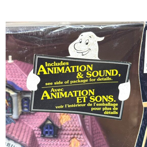 Lemax Spooky Town Lighted House of Wax Madam Ashburys Halloween Village BOX READ - Picture 6 of 15
